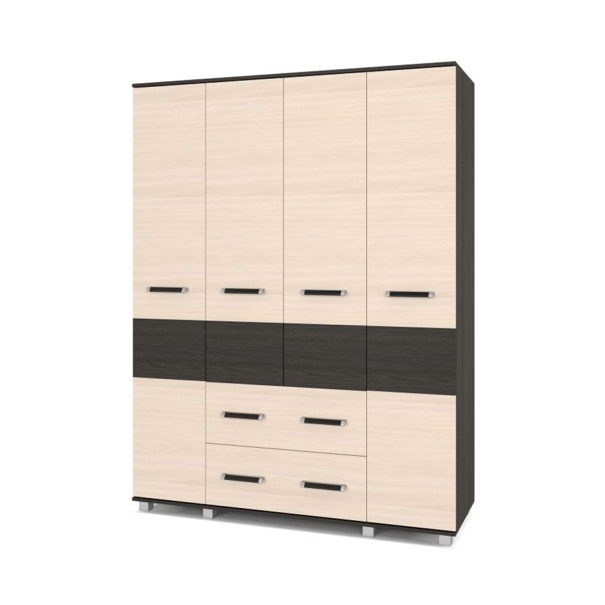 ВИОРА Шкаф 4-х дверный В43 | фото 3