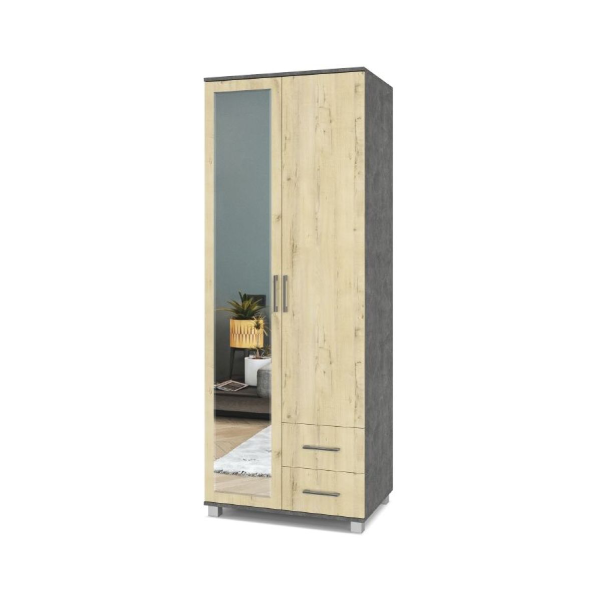 ЕВА Шкаф 2-х дверный Е24 | фото 7