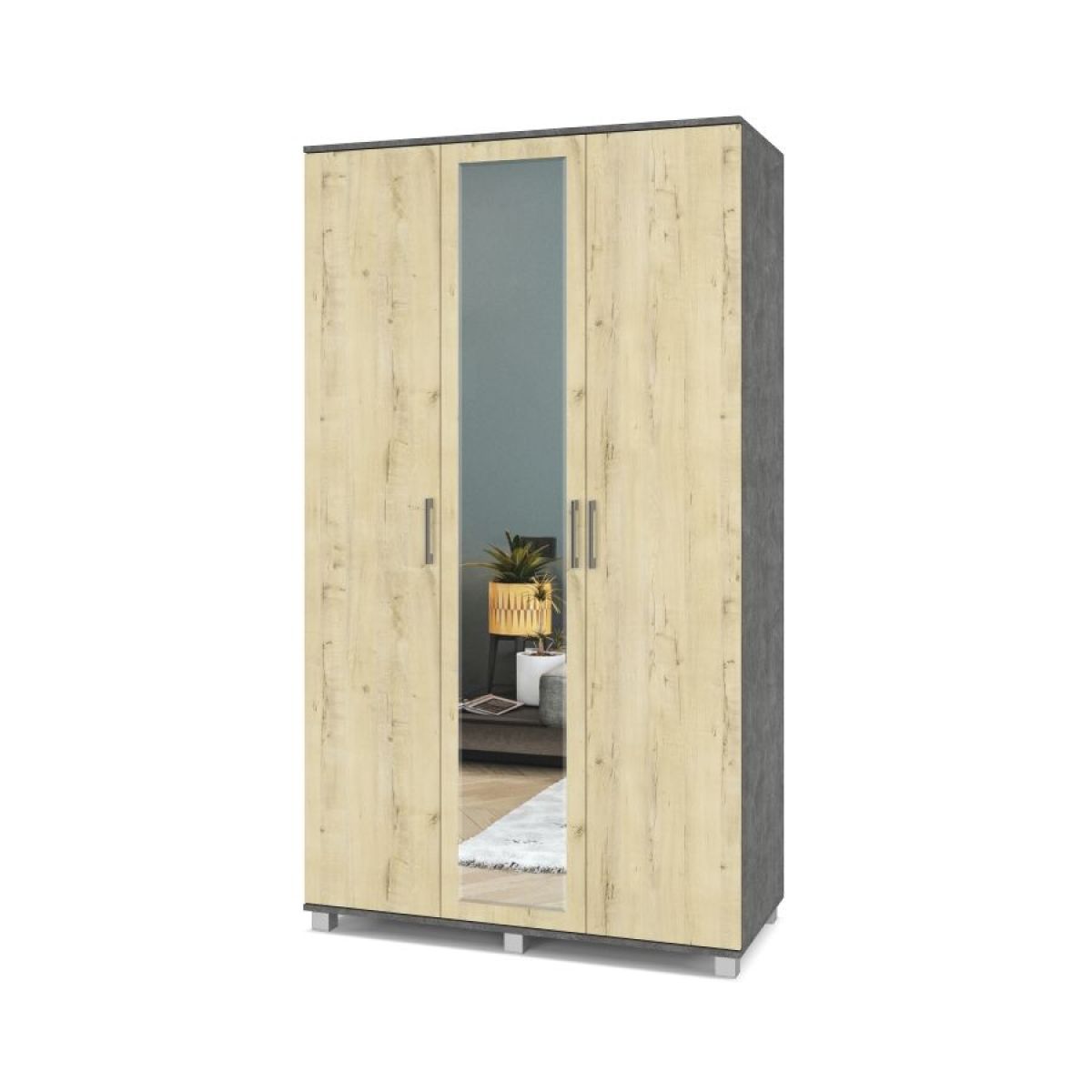 ЕВА Шкаф 3-х дверный Е31 | фото 7