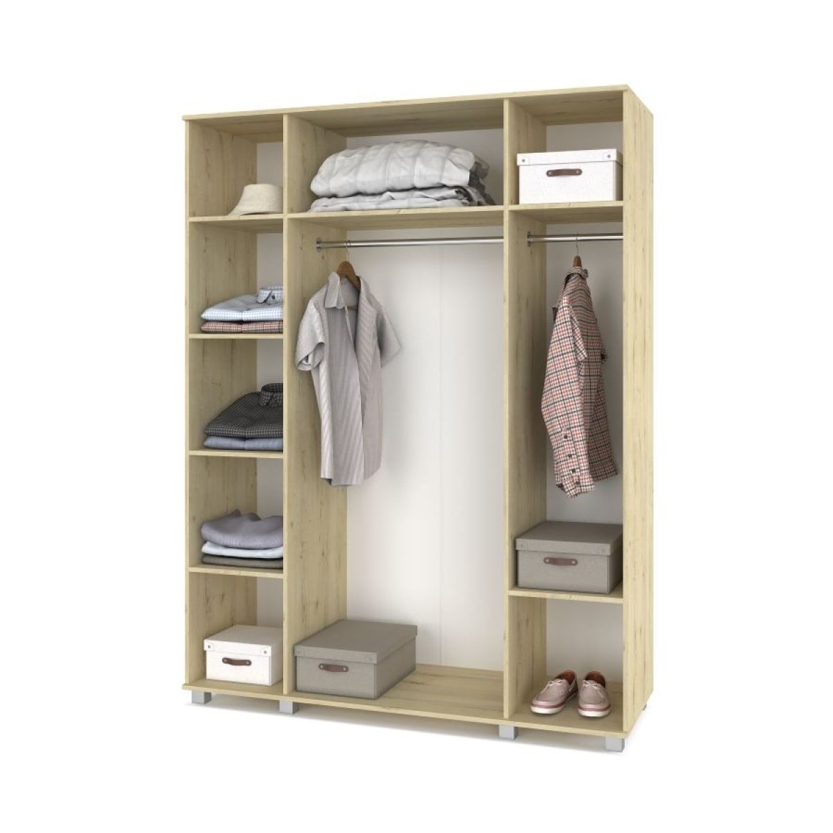 ЕВА Шкаф 4-х дверный Е41 | фото 6