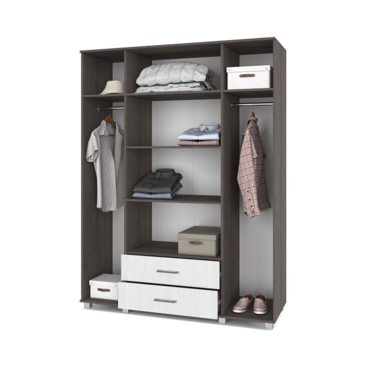 ЕВА Шкаф 4-х дверный Е43 | фото 2