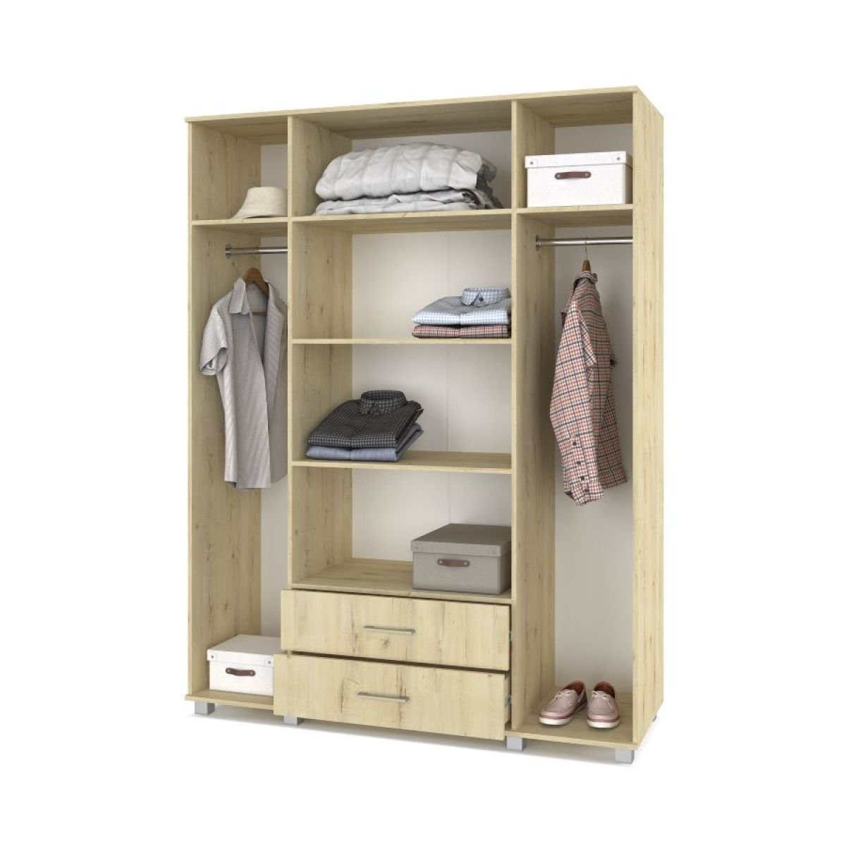 ЕВА Шкаф 4-х дверный Е43 | фото 6