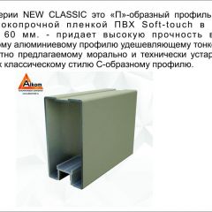 Шкаф-купе 2150 серии NEW CLASSIC K1+K1+K1+B22+PL4 (по 2 ящика лев/прав+F обр.штанга) профиль «Капучино» | фото 17