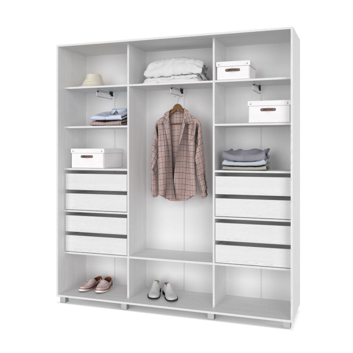 МАРТИН Шкаф-купе Анкор светлый (2000*450) М401 | фото 4