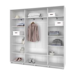 МАРТИН Шкаф-купе с зеркалами Анкор светлый (2200*450) М423 | фото 2