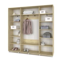 МАРТИН Шкаф-купе с зеркалом Ирландский дуб (2400*450) М442 | фото 2