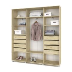 МАРТИН Шкаф-купе с зеркалами Ирландский дуб (2400*450) М443 | фото 4