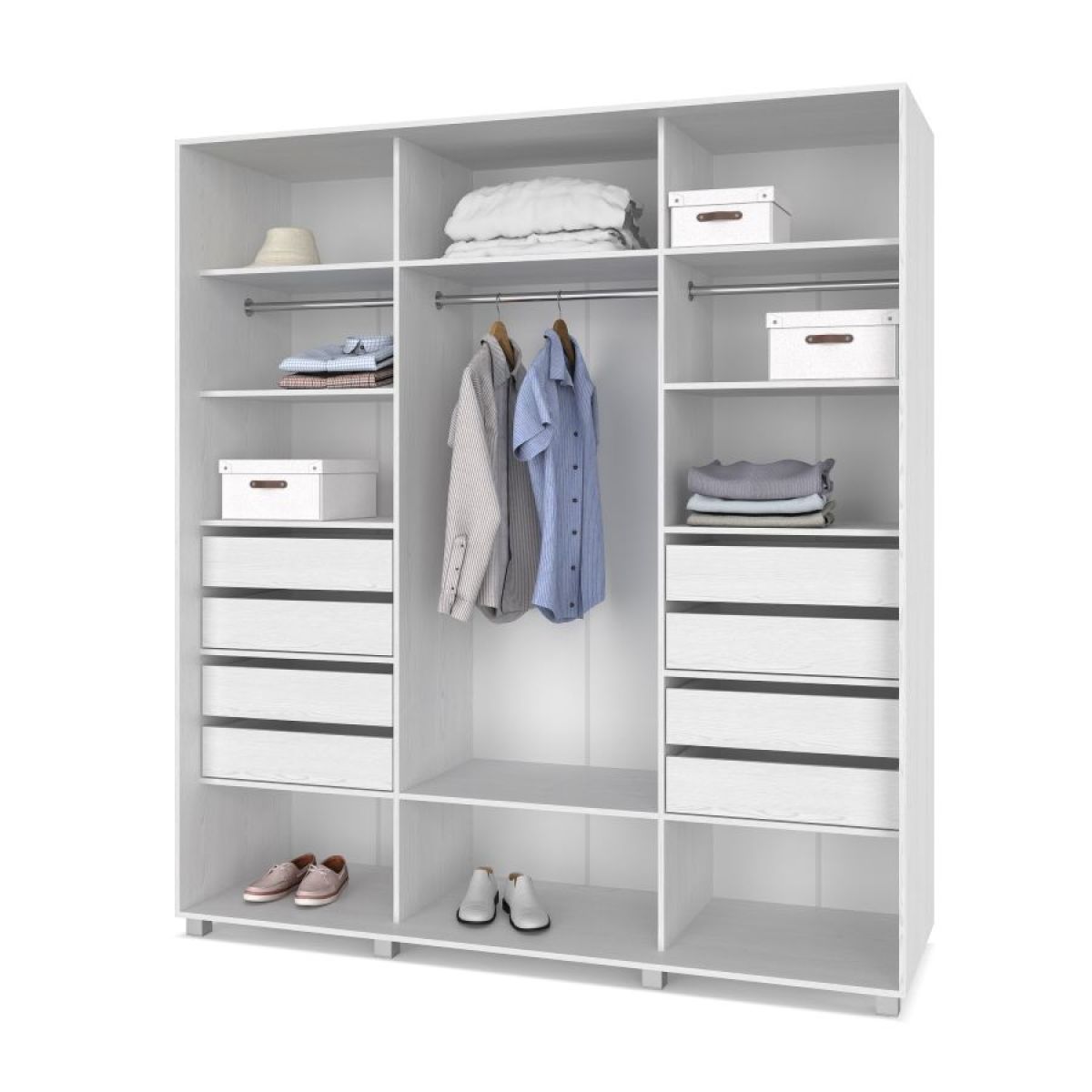 МАРТИН Шкаф-купе Анкор светлый (2400*600) М641 | фото 4