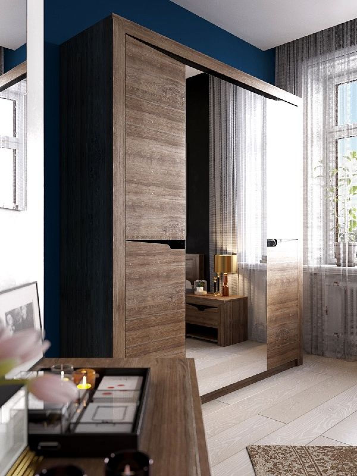 СОРЕНТО МС Спальный гарнитур (Дуб стирлинг) | фото 2