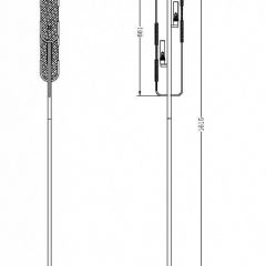 Торшер Maytoni Marmo MOD099FL-02G | фото 2