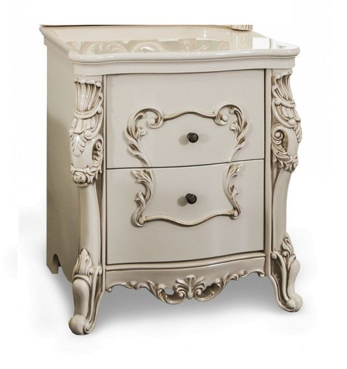 Спальный гарнитур Джоконда (крем) Шкаф 5-ти ств./Кровать 1800 | фото 4