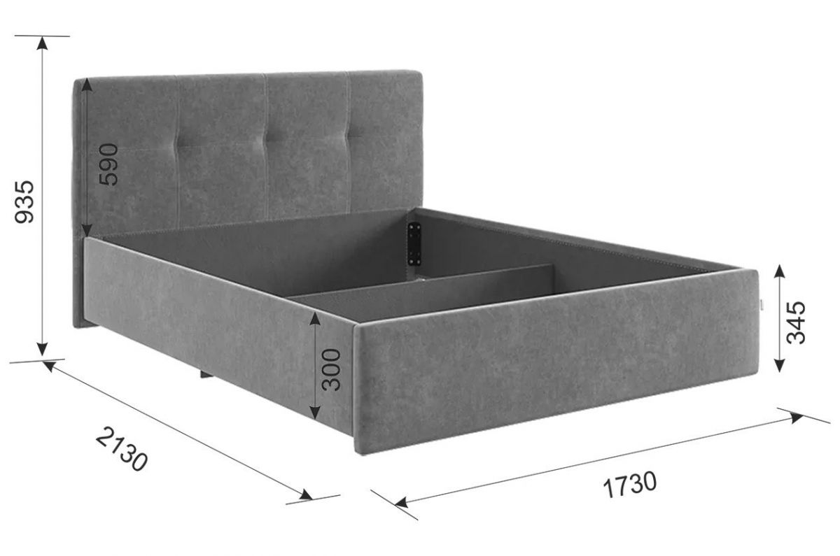 ВЕСТА Кровать с ПМ 1600 | фото 2