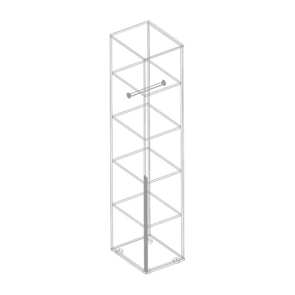 СТИЛ Пенал 1-ств с полками | фото 2