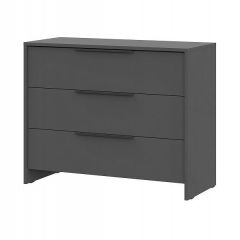 КАМЕЛИЯ 1 Серия 2 Комод 3 ящика Графит серый | фото 2