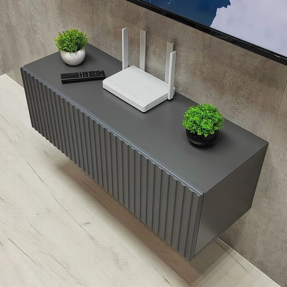 Тумба подвесная под ТВ LINES MTV3-MA 900 Темно-серый (Графит-M 10.1.25) | фото 2