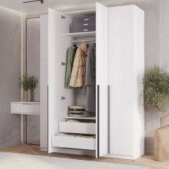 Шкаф 4-х створчатый Айрон ШК-13 (белый) | фото 4