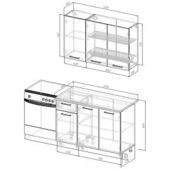 Кухонный гарнитур Антик 1200 (Стол. 38мм) | фото 2