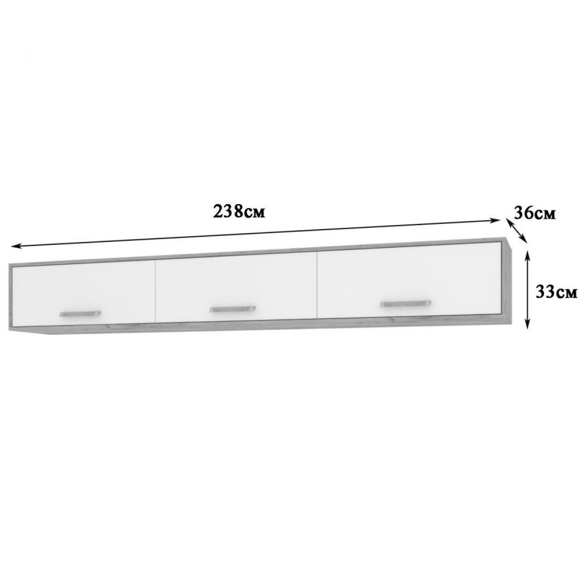 ФЛОРИДА Гостиная (модульная) дуб золотой/графит | фото 12