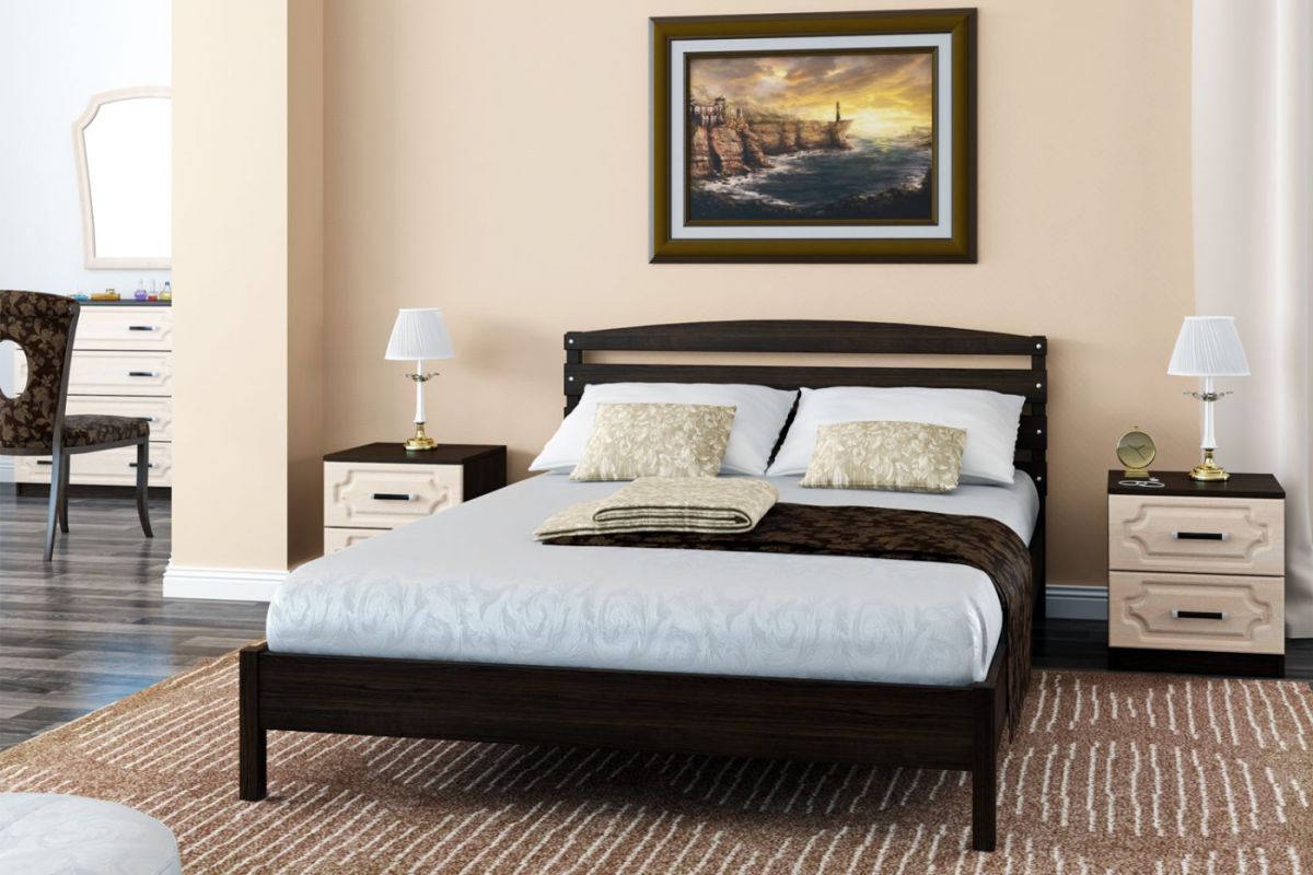 КАМЕЛИЯ-1 Кровать из массива 1200 | фото 5